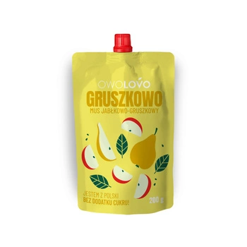 OWOLOVO Mus jabłkowo-gruszkowy 200g