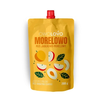 OWOLOVO Mus jabłkowo-morelowy 200g