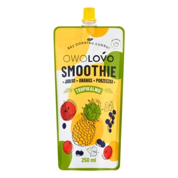 OWOLOVO Smoothie jabłko ananas porzeczka 250ml