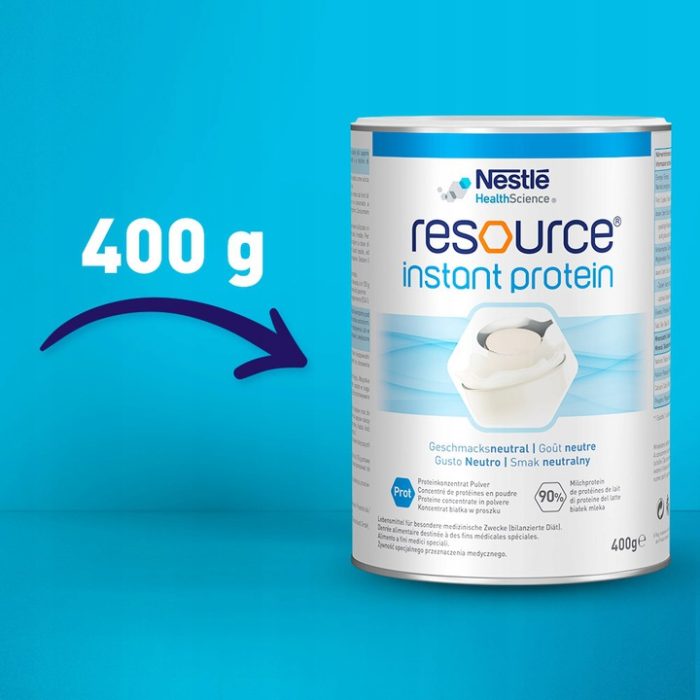 Nestle hs resource instant protein, 400g x 4 sztuki