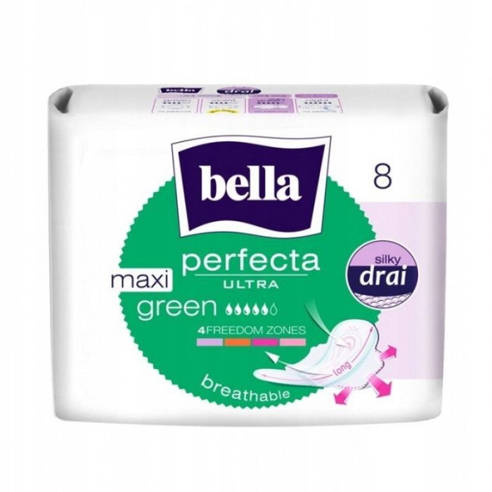 Bella podpaska perfecta ultra maxi green 8 sztuk