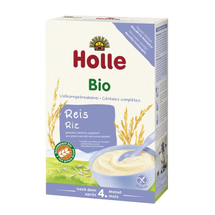 Holle kaszka ryżowa bio pełnoziarnista, 250g nowa