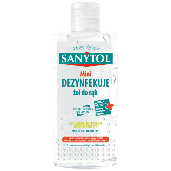 Sanytol żel do dezynfekcji rąk mini 75 ml