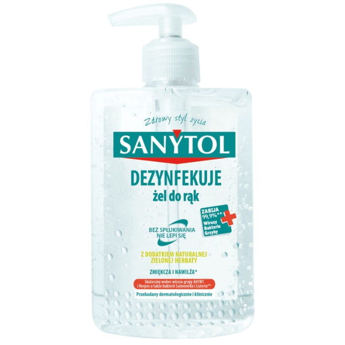 Sanytol żel do dezynfekcji rąk 250 ml