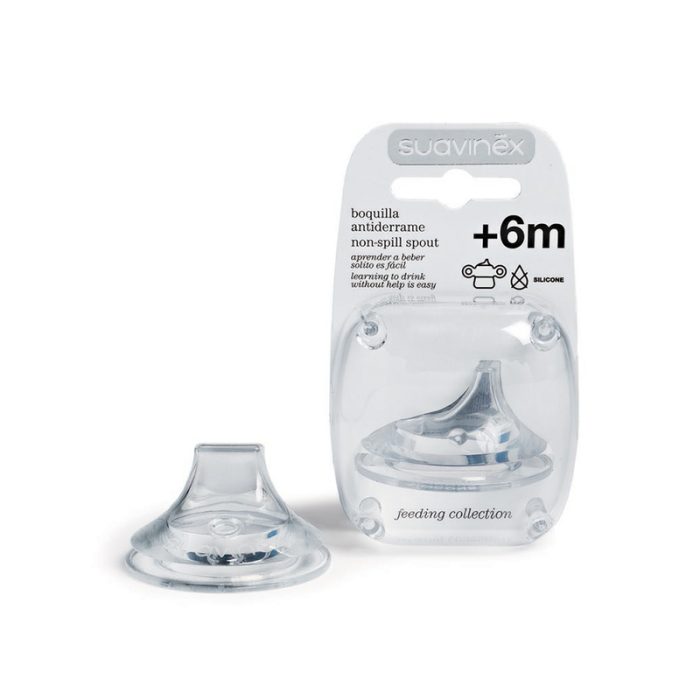 Suavinex miękki ustnik silikonowy do butelek +6m