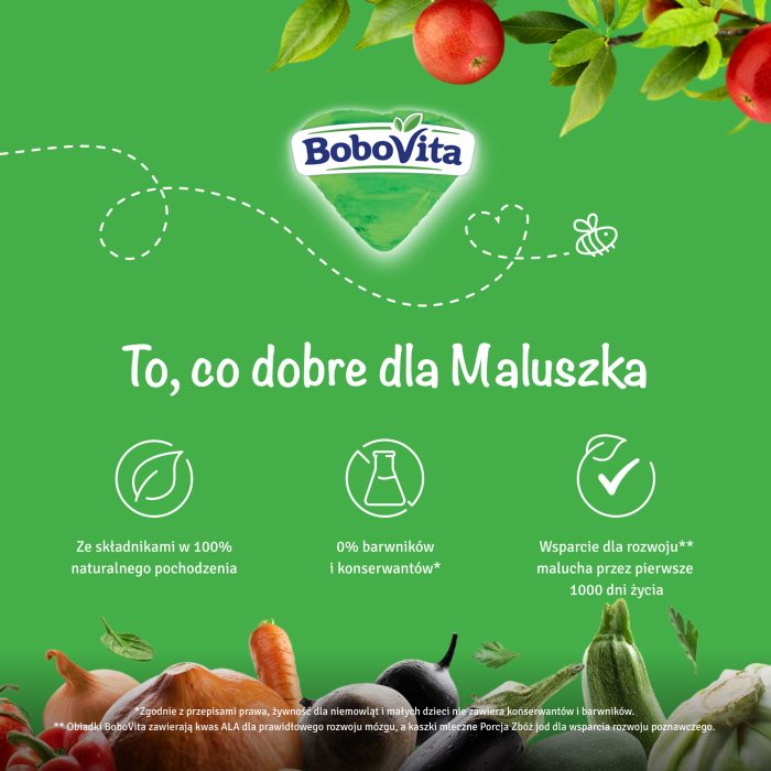 BoboVita Mus jagody i jabłka z bananem po 6 miesiącu 100 g