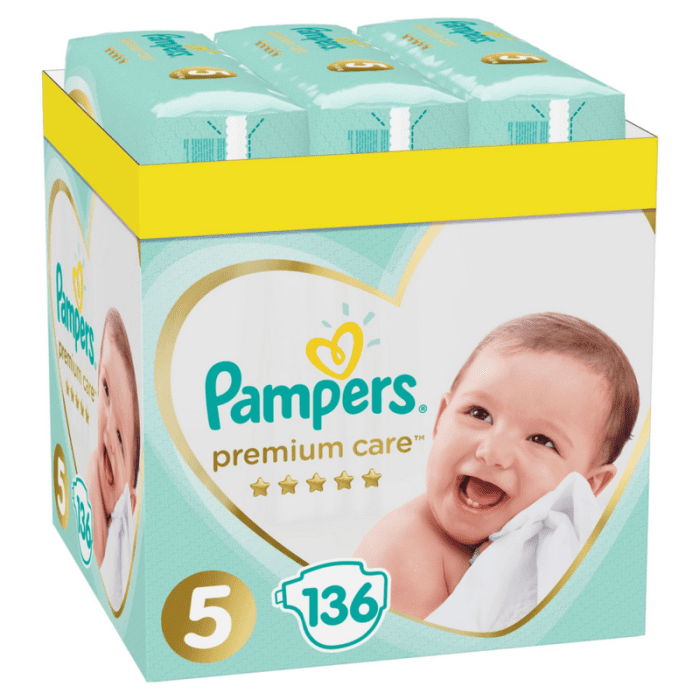 Pampers pampers pieluchy s5 pc monthly box 136