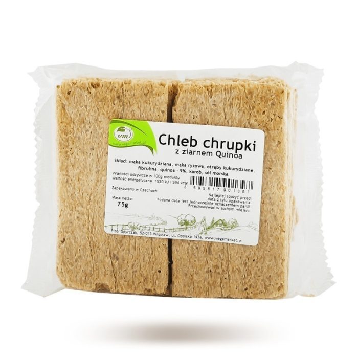 Vegamarket chleb chrupki quinoa 75g