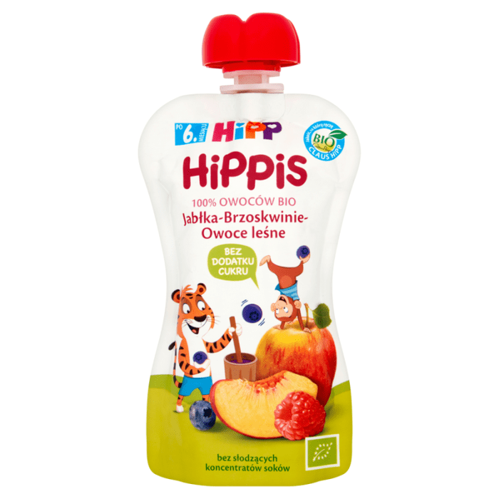 Hipp hippis jabłka-brzos-ow. Leśne bio 100g