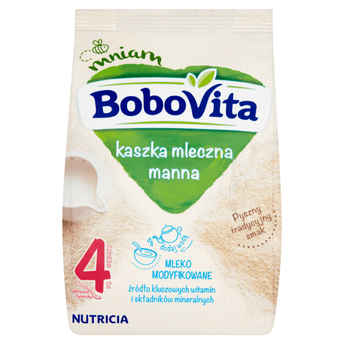 Bobovita kaszka mleczna manna po 4 miesiącu. 230g