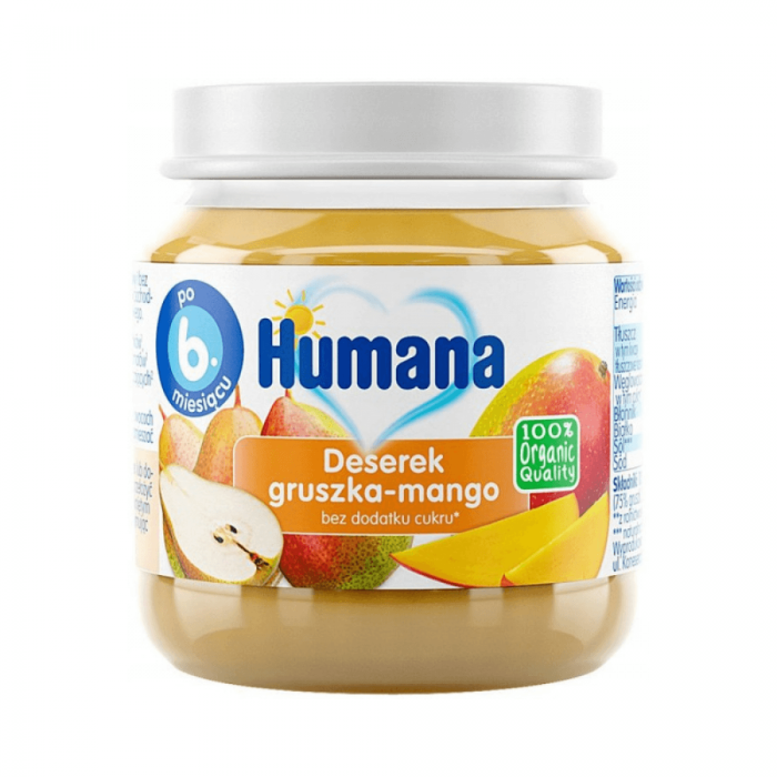 Humana deserek gruszka mango, 125g