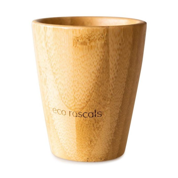 Eco rascals kubek bambus z nakładką różową 190