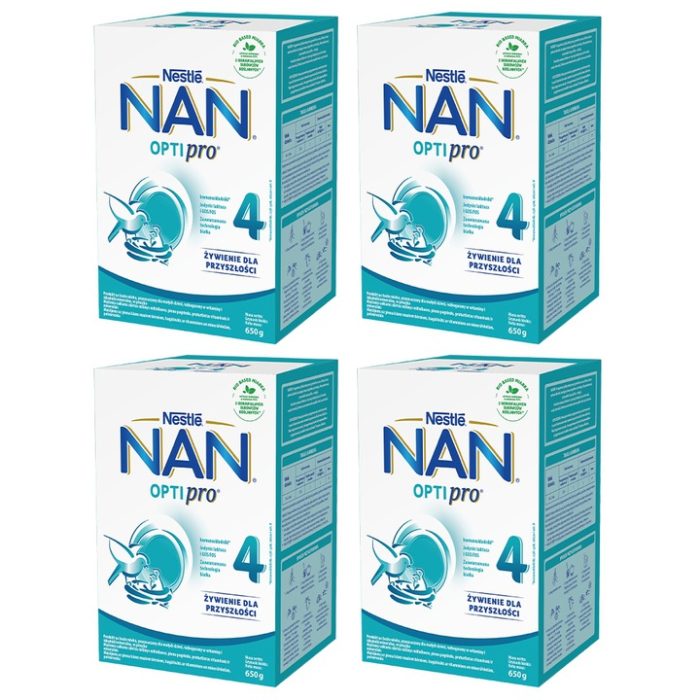 NAN Optipro 4 karton. 2x325g x 4 sztuki