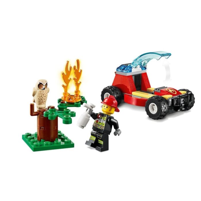 Lego city pożar lasu