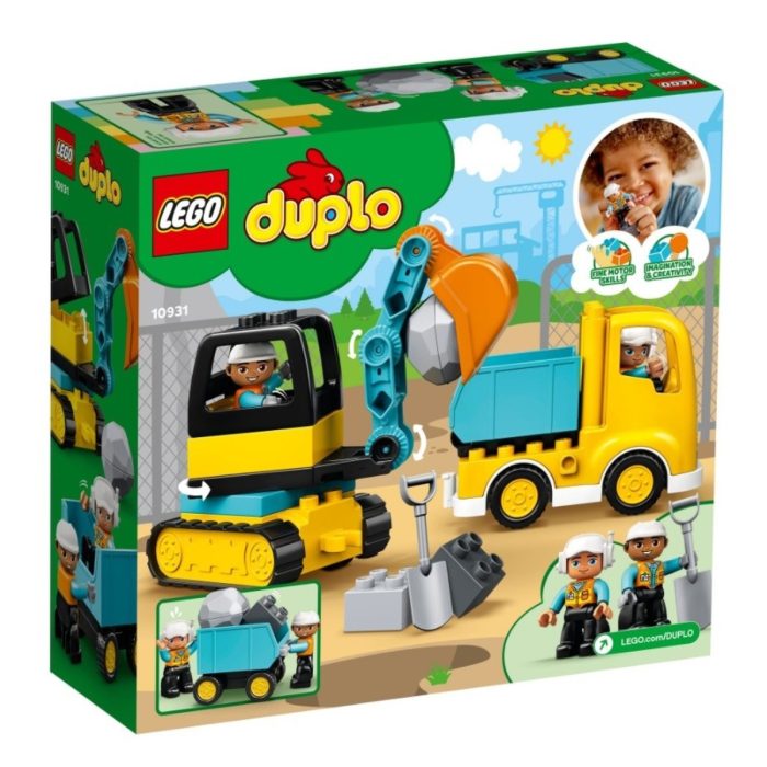 LEGO DUPLO Ciężarówka i koparka gąsienicowa