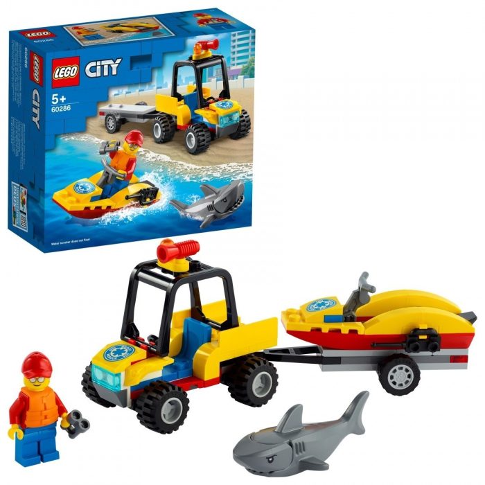 Lego city plażowy quad ratunkowy