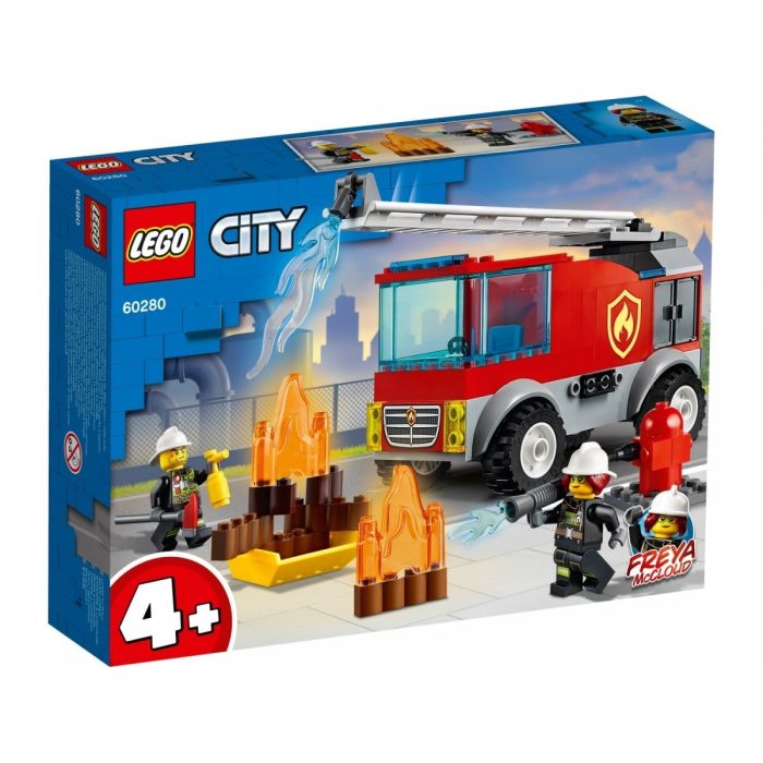 Lego city wóz strażacki z drabiną