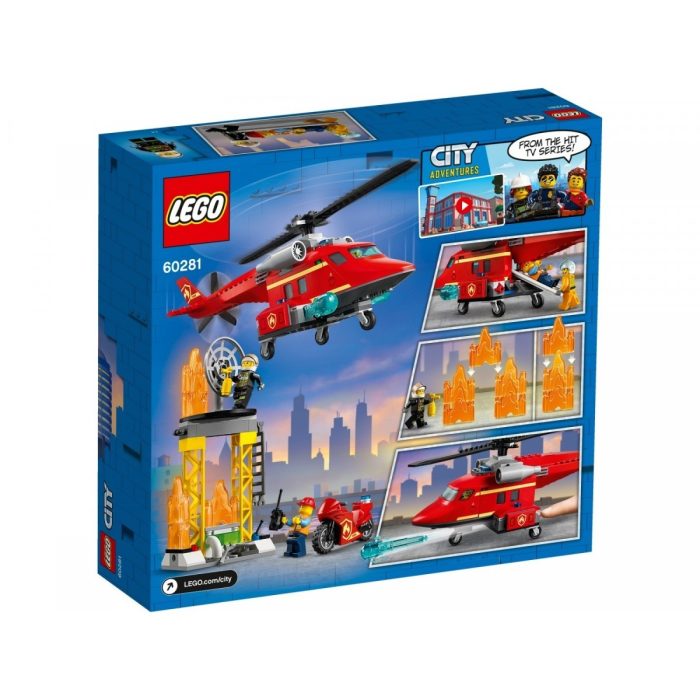 Lego city strażacki helikopterratunkowy
