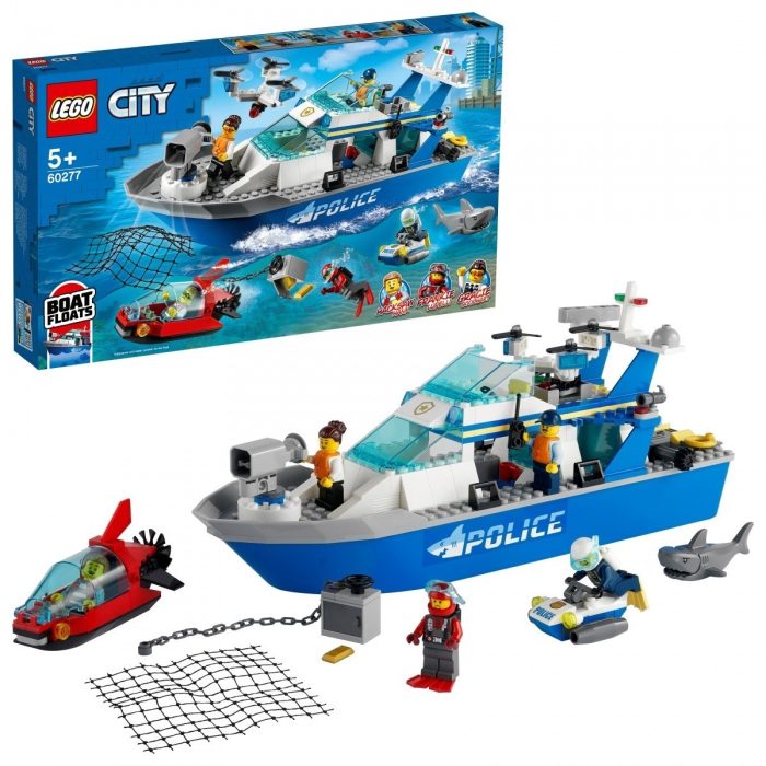 LEGO CITY Policyjna łódź patrolowa