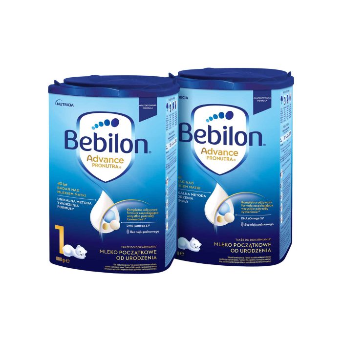Bebilon 1 pronutra-advance mleko początkowe od urodzenia 800 g x 2 sztuki