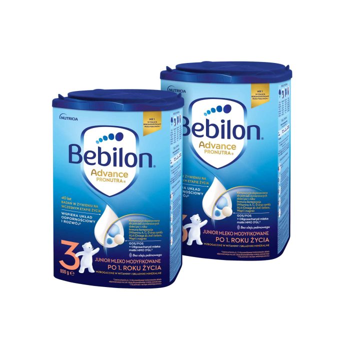 Bebilon 3 pronutra-advance mleko modyfikowane po 1. Roku życia 800 g x 2 sztuki