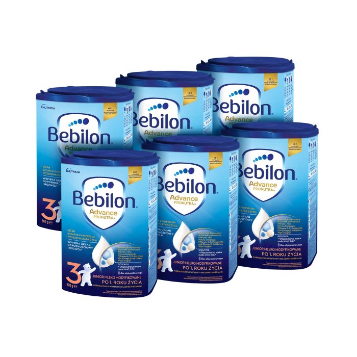 Bebilon 3 pronutra-advance mleko modyfikowane po 1. Roku życia 800 g x 6 sztuk