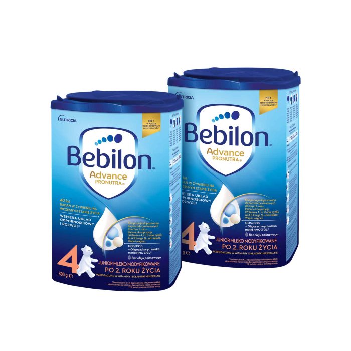 Bebilon pronutra-advance mleko modyfikowane po 2. Roku 800 g x 2 sztuki