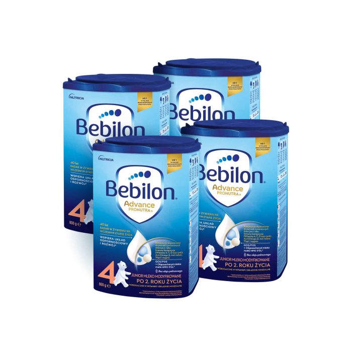 Bebilon pronutra-advance mleko modyfikowane po 2. Roku 800 g x 4 sztuki