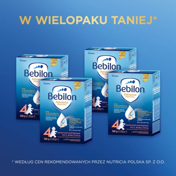 Bebilon 4 pronutra-advance mleko modyfikowane po 2. Roku 1100 g (2x550g)