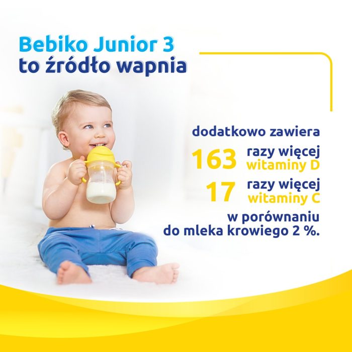 Bebiko junior 3 mleko modyfikowane dla dzieci powyżej 1. Roku życia 350 g