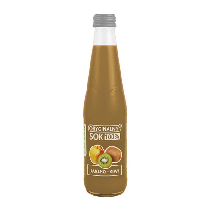 Oryginalny sok 100% jabłko-kiwi, 330ml