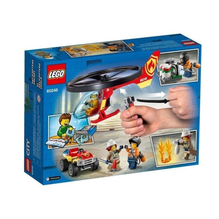 Lego city helikopter strażacki leci na ratunek