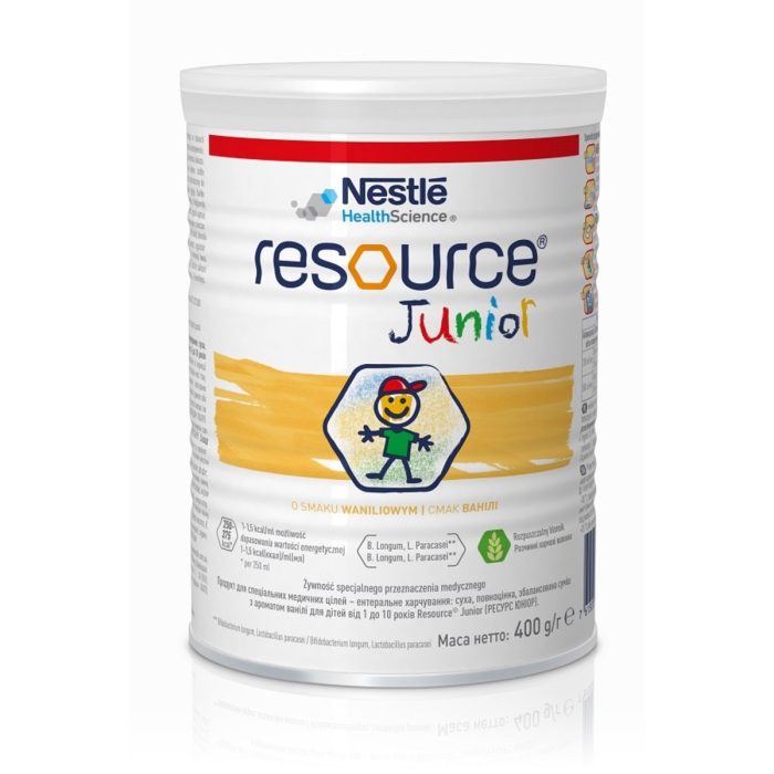 Nestle resource junior diet. Śr. Spoż wanilia 400g