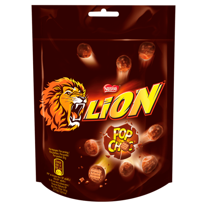 Lion pop choc 140g