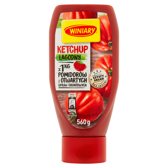 Winiary ketchup łagodny 560g