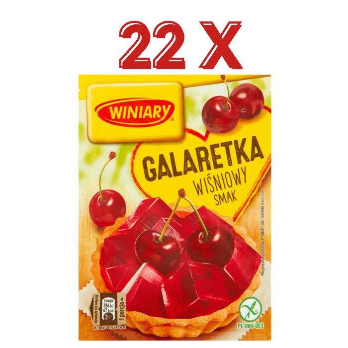 Winiary galaretka wiśniowa 22x71g