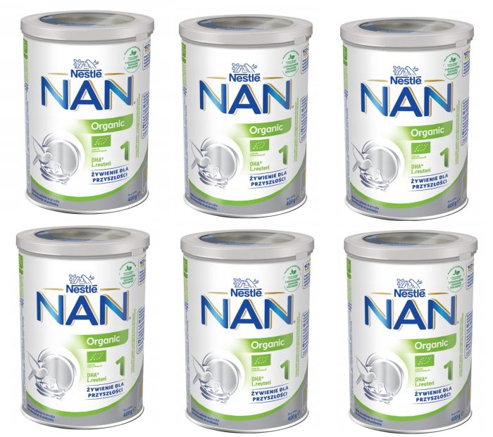 Nestle nan organic 1 400g x 6 sztuk