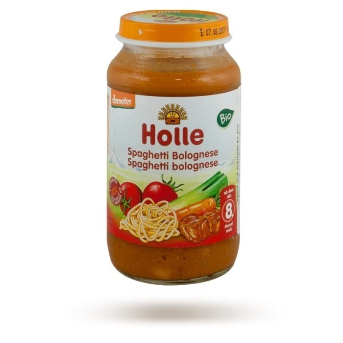 Holle danie dla niemow spaghettie bologn bio,220g