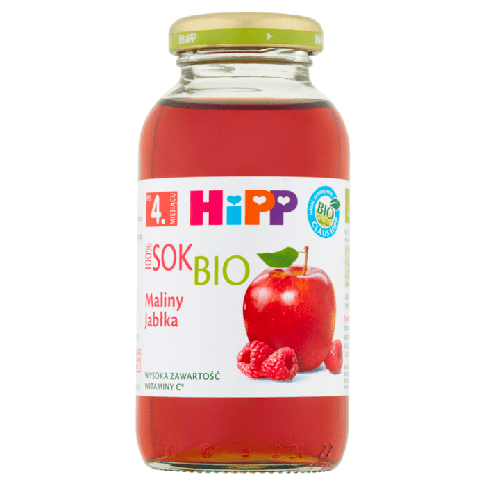 Hipp sok maliny-jabłka bio 200 ml