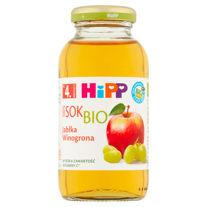Hipp sok jabłko-winogron bio 200 ml