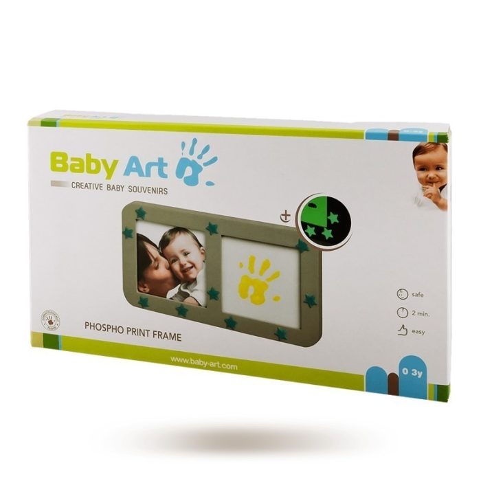 Baby art phospho print frame