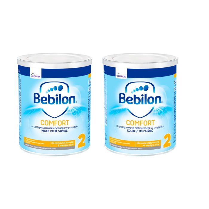 Bebilon comfort 2 żywność specjalnego przeznaczenia medycznego dla niemowląt od 6. Miesiąca 400 g x 2 sztuki