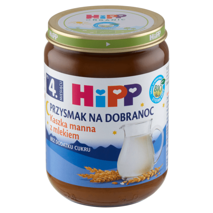HIPP Kaszka manna z mlekiem BIO 190g