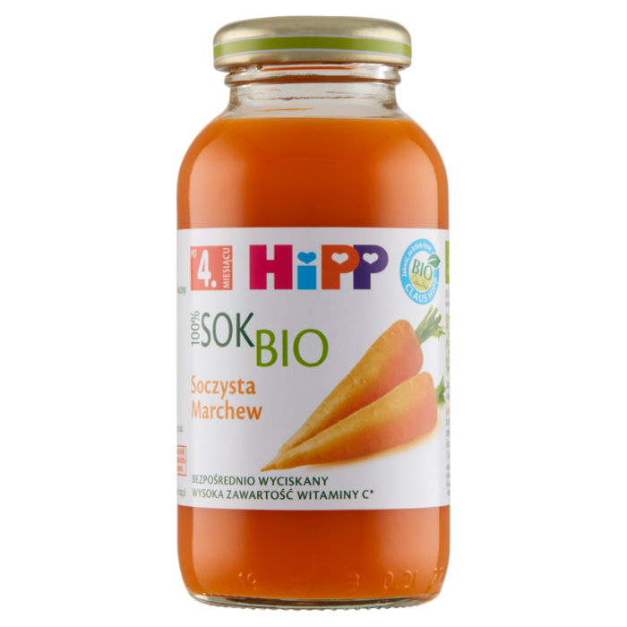 Hipp sok soczysta marchew bio 200 ml