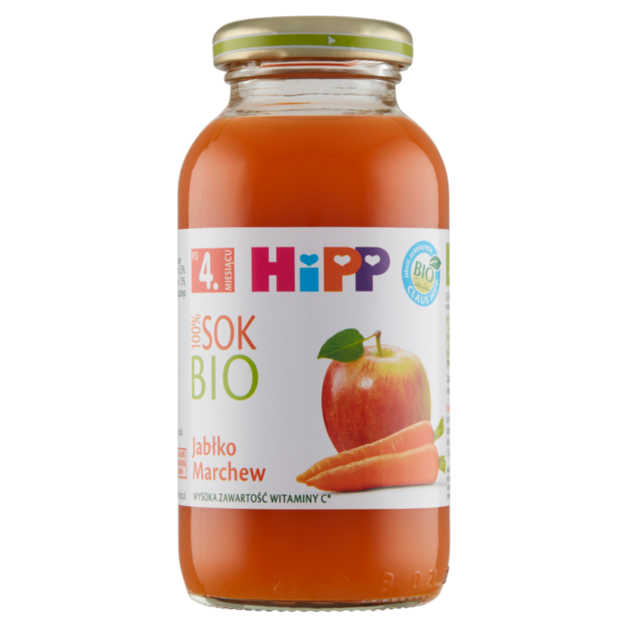 Hipp sok jabłko-marchew bio 200 ml