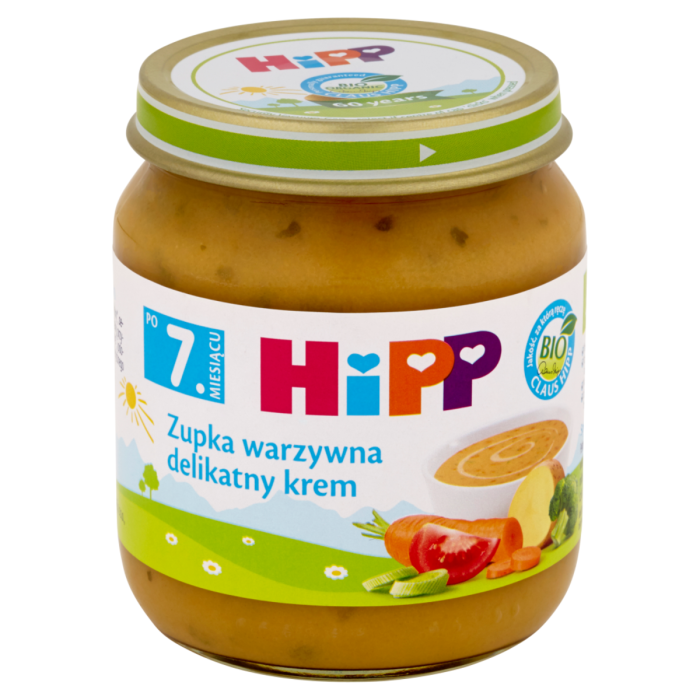 Hipp zupka warzywna - delikatny krem bio 200g
