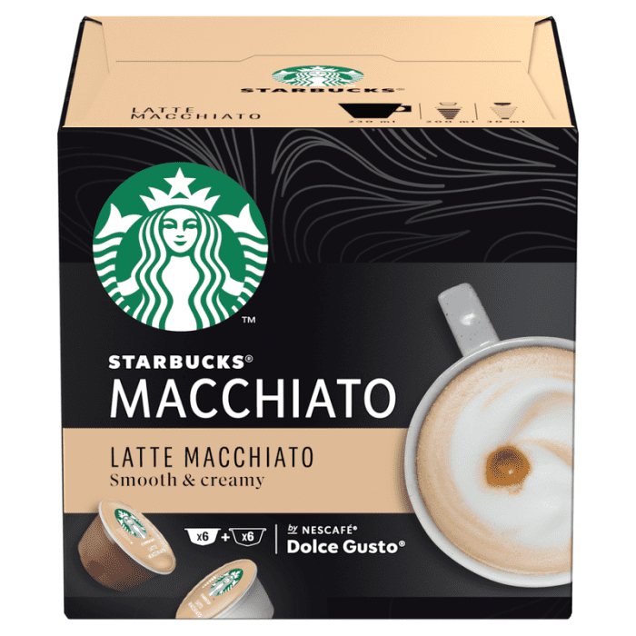 Starbucks latte macchiato 12caps ndg 129g
