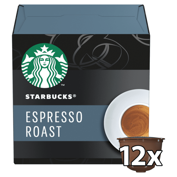 Starbucks espresso roast ndg 12cap 66g