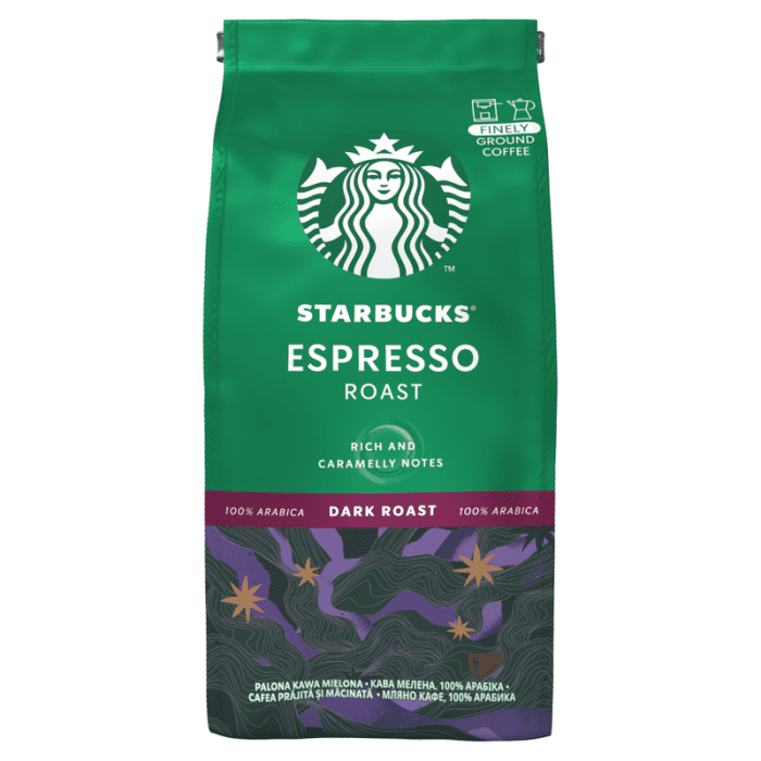 Starbucks espresso roast ground 200g