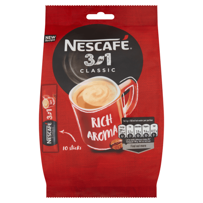 Nescafe 3in1 classic 10x16. 5g
